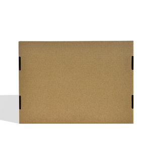 免费样品大棕色白纸板邮寄瓦楞纸箱包装盒适用于小型企业 - Product Image 4