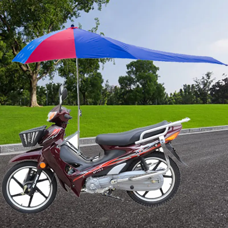 Auto bicicletta bicicletta elettrica baldacchino riparo argento rivestimento pannello pioggia parasole copertura completa Scooter ombrello motore moto parasole