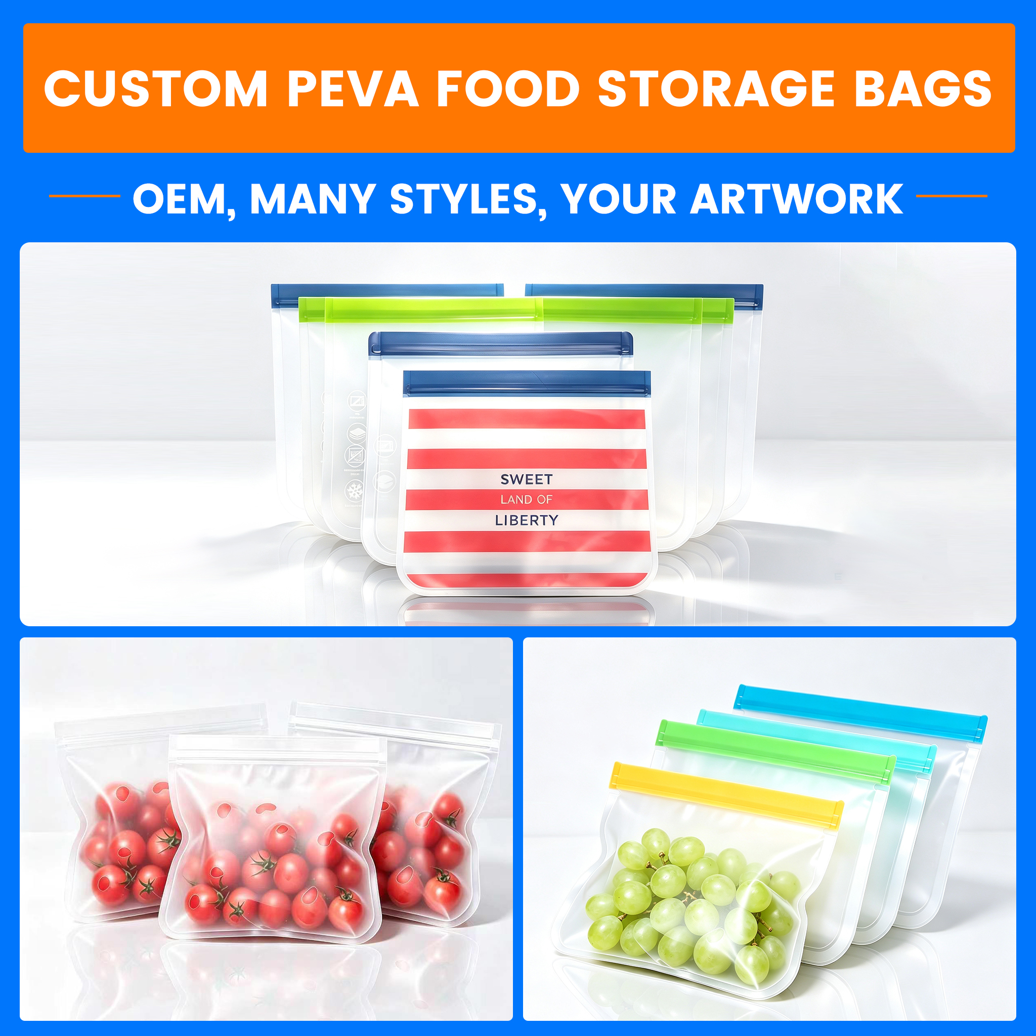 Customized Food Storage Bags