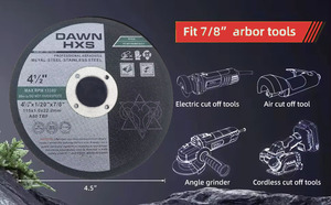 中国プレミアム125mm5インチカッティングディスクアルミニウム4.5インチ4インチ研磨金属カッティングディスクアングルグラインダー用研磨ディスク - Product Image 5