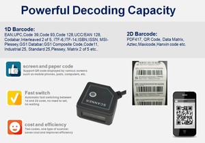 QR <strong>Code</strong> <strong>Data</strong> <strong>Matrix</strong> Fixed Mount Handfree Auto-induction Small 2D Embedded Barcode <strong>Scanner</strong> for Ticket - Product Image 6