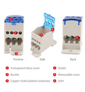 UKK80A配電ボックスDinレール端子台 - Product Image 6