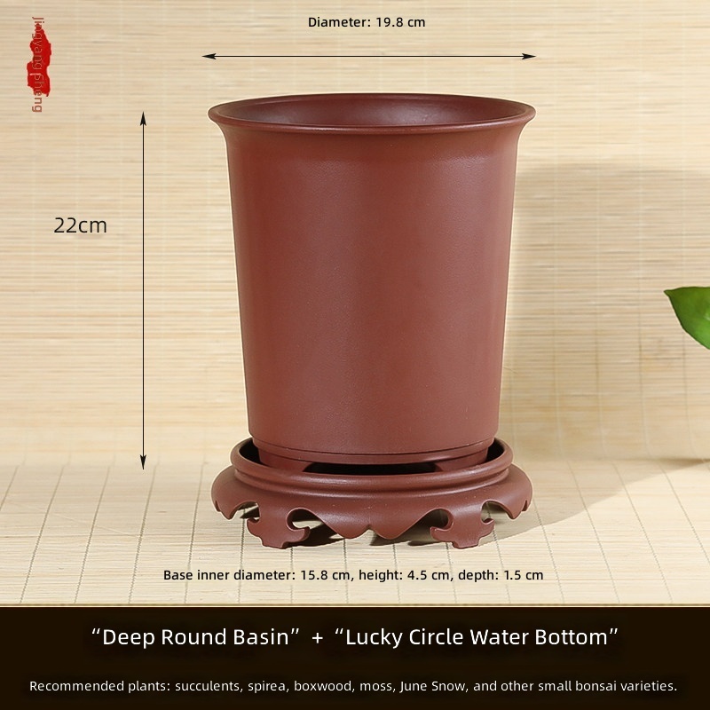 Resin-burgundy-19.8cm22cm with base