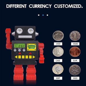 Robot kumbara, simüle ATM makinesi, para tasarrufu oyuncaklar