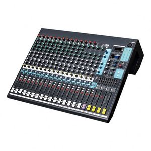 24リバーブエフェクト付きQX20プロフェッショナル20チャンネルオーディオミキサーコンピュータ入力MP3対応オーディオコンソール - Product Image 2
