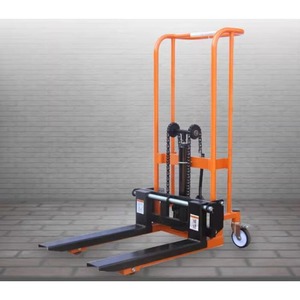 Household Manual Hydraulic Forklift Electric Micro Loading and <strong>Unloading</strong> <strong>Stacking</strong> and Elevating Transport Vehicle - Product Image 5