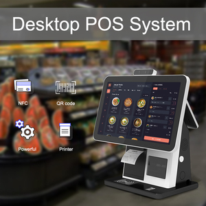 2023 New Dual Screen 10.1 Inch/15.6 Inch All in One <strong>Pos</strong> Machine <strong>Android</strong> <strong>Pos</strong> System with Printer - Product Image 5