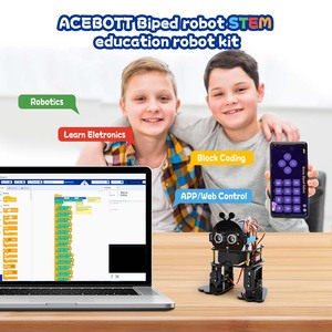 ACEBOTT Bionic Biped Robot Kit für Arduino ESP32 DIY Dancing Elektronisches Spielzeug APP Control Scratch Blockly Programmierung