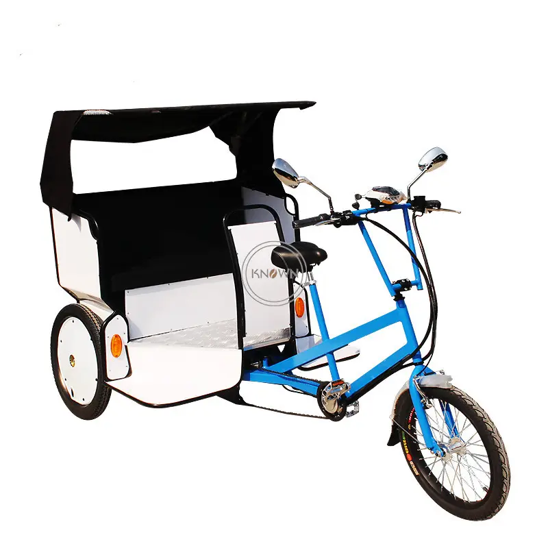 2024 yolcu Touring elektrikli üç tekerlekli bisiklet yetişkin üç tekerlekler kiralama kargo taksi bisiklet düğün araba