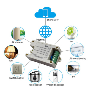 2CH WIFIスマートホームリレースイッチAC220V85-250V出力および入力10AホームオートメーションモジュールレシーバーEwelinkアプリタイマー - Product Image 6