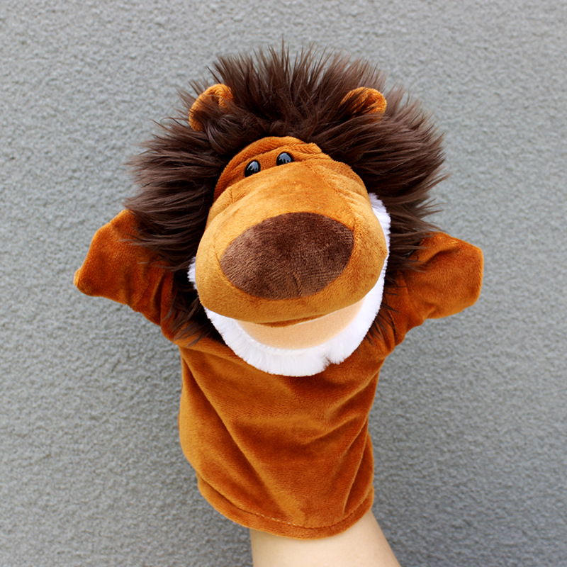 Brown-haired lion