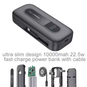 スーパースリムホットセールポータブル20000mAh大容量パワーバンク、ケーブル内蔵PD22.5W急速充電Type-c入力出力 - Product Image 5