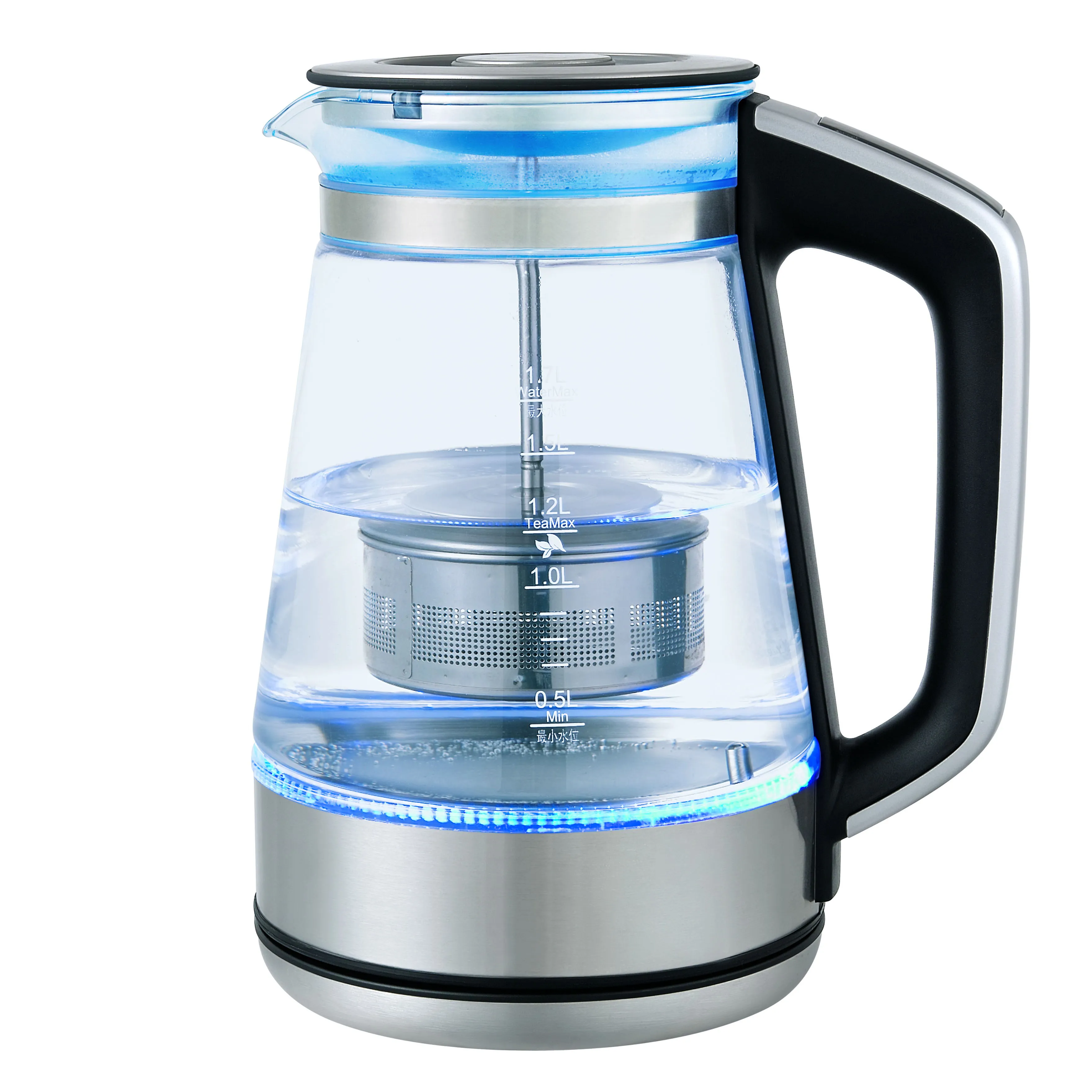 Переключатель для чайника на 1,7 л, чайница, умный электрический чайник, бытовая техника, электрический чайник, умный чайник, стеклянные чайник