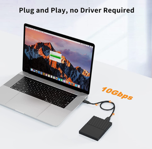 USB C Type C ตัวผู้เป็น Micro B 10Pin ซิงค์ข้อมูลความเร็วสูง10G และชาร์จสำหรับอุปกรณ์อัจฉริยะของฮาร์ดไดรฟ์ - Product Image 3