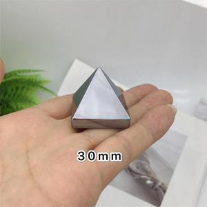 Đá tự nhiên terahertz kim tự tháp chữa bệnh năng lượng thời trang trang sức cho trang trí nội thất phụ kiện thủ công quyến rũ - Product Image 5