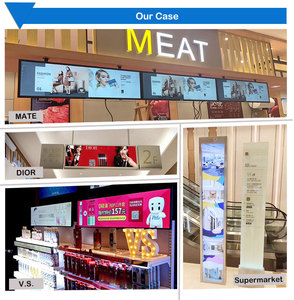 19/21/24/28 // 29/36/43/48/дюймов ЖК-экран растянутый бар полка дисплей/край дисплей/широкий ЖК-панель цифр signag дисплей - Product Image 2