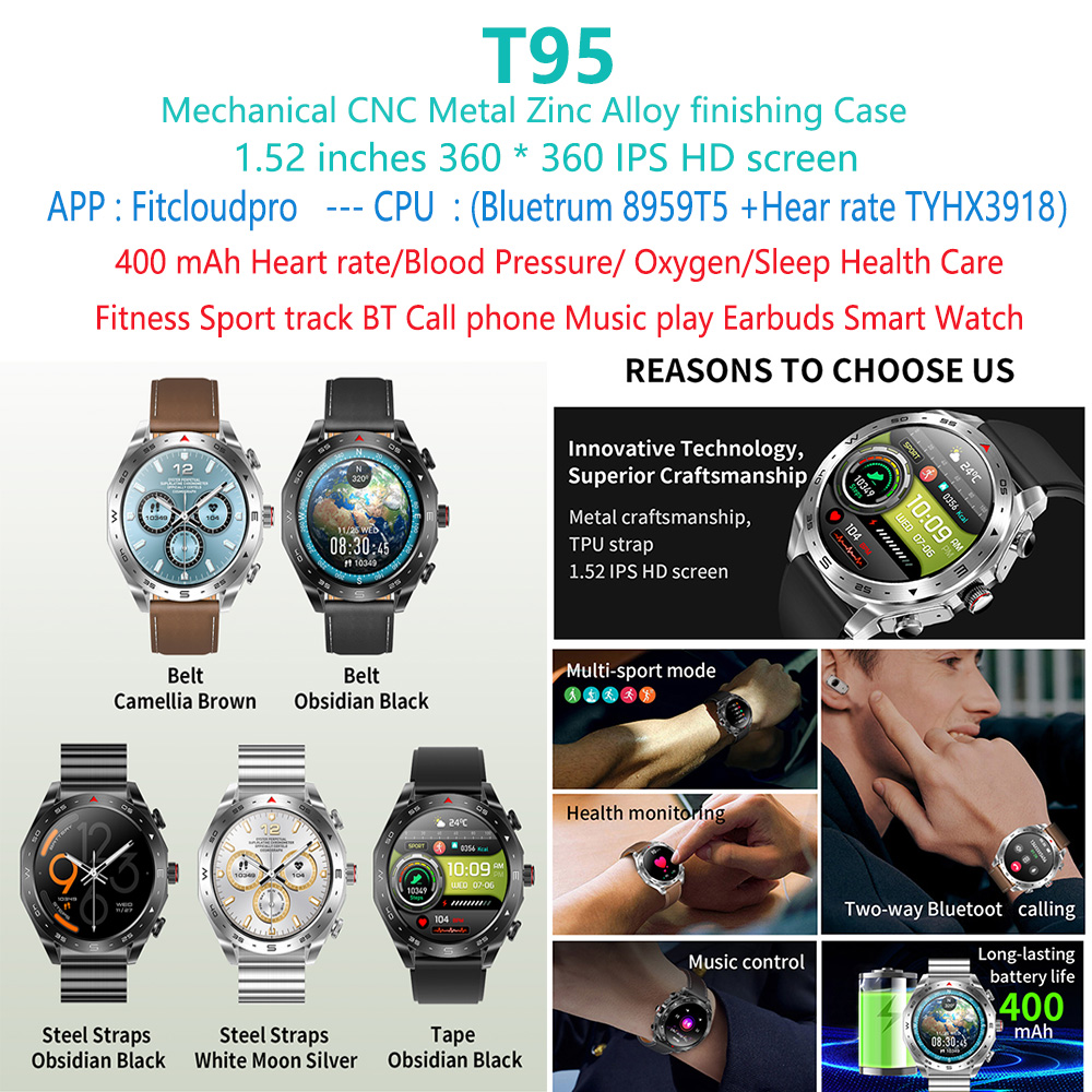 T95-auriculares-reloj-inteligente