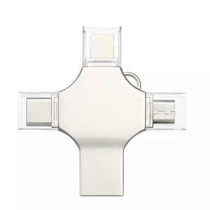 4 in 1มัลติฟังก์ชั่น OTG USB แฟลชไดรฟ์ Android Type-C pendrive 2.0 USB 3.0สำหรับ iPhone โทรศัพท์มือถือ - Product Image 3