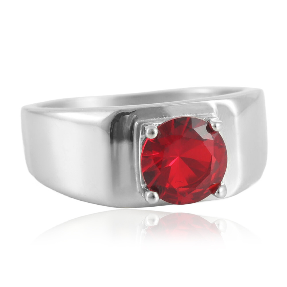Steel-colored Ruby (US size)