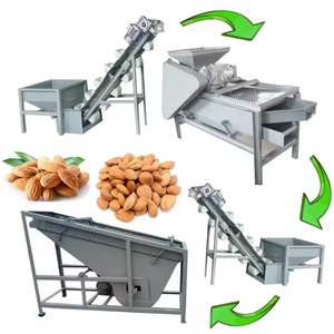 Máquina automática de galletas de nueces de Perrera de Palma, cáscara de albaricoque, rotura y separación de avellana, desgranadora y separador de avellanas