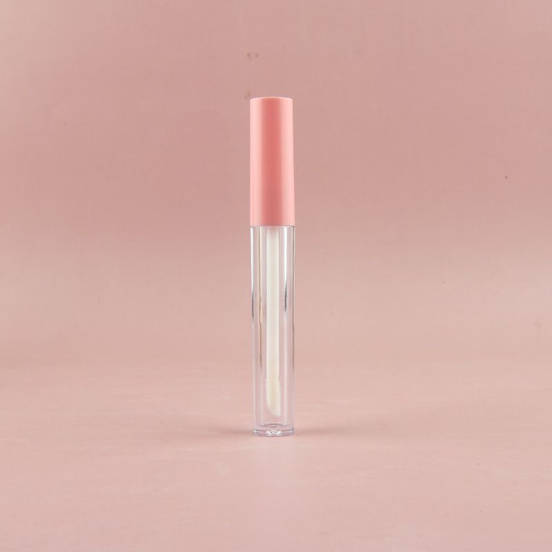 Bouchon rose, flacon transparent