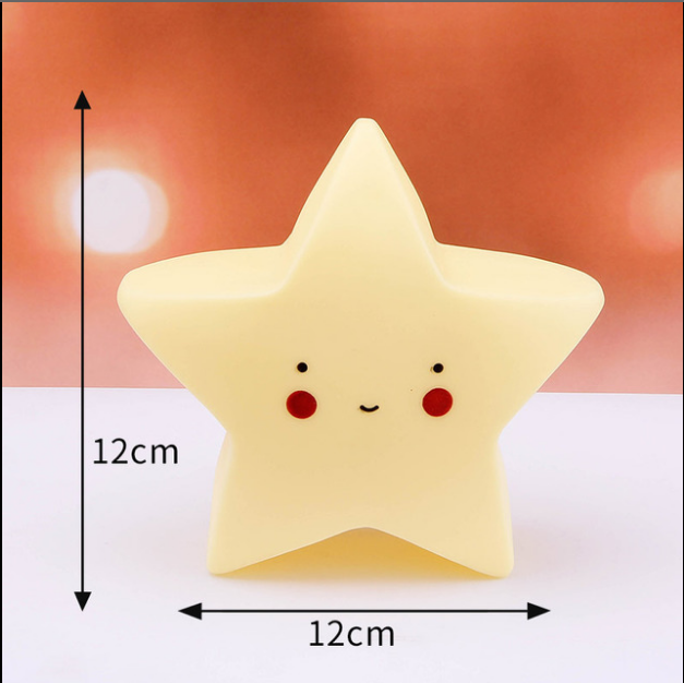 Étoile jaune blanc chaud