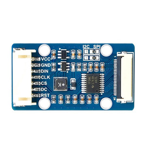 Il Display a colori blu chiaro SPI/I2C con risoluzione trasparente Oed 128x64 da 1.51 pollici è dotato di esempi per Raspberry Pi - Product Image 2