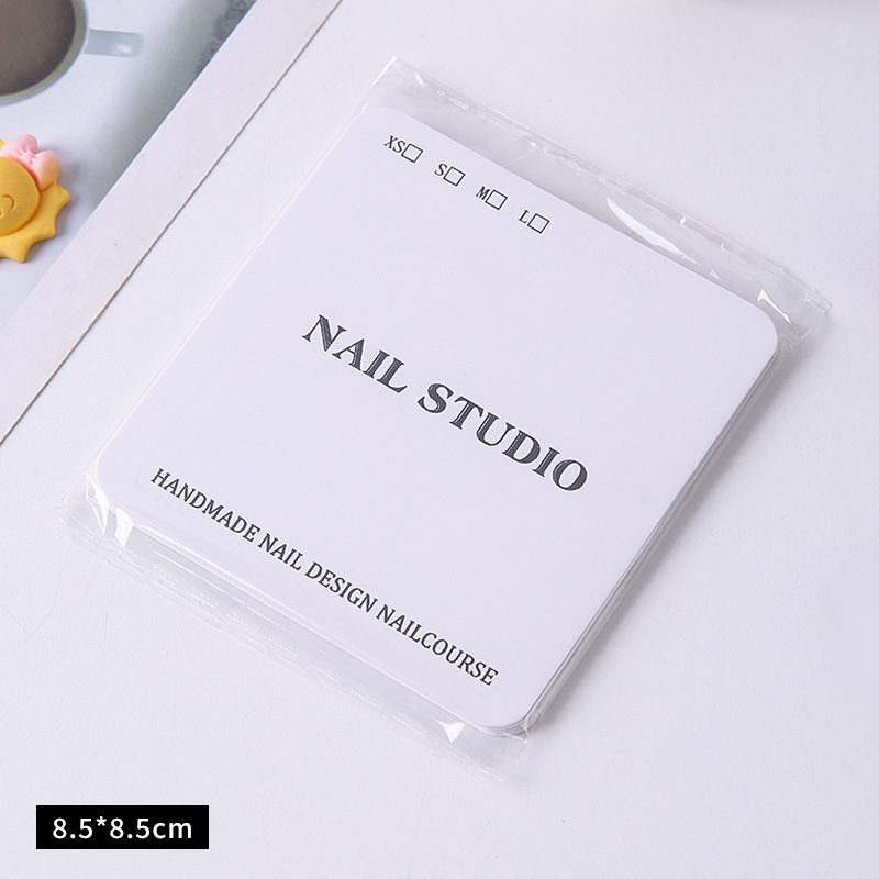 Instructions for wearing nails (10 pieces)