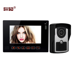 HD Wired Video Door Phone Waterproof <strong>Security</strong> <strong>Intercom</strong> Access Control <strong>System</strong> with Night Vision Visual Doorbell Phone - Product Image 1