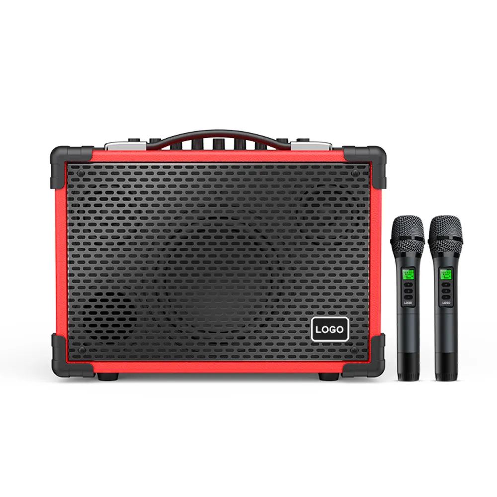 120W Musical Instrument Speaker with UHF Wireless Microphone Professional Voice Amplifier Bluetooth Speaker