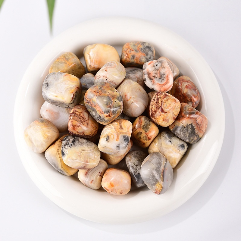 Crazy agate rolling stone