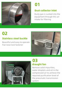 Đường lọc bụi hiệu quả cao bụi cầm tay Collector nhanh chóng tháo dỡ polyester sợi Bộ lọc không khí Cartridge - Product Image 3