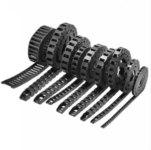 Plastic Nylon Engraving Machine Tool Cable Trunk Drag <strong>Chain</strong> Semi-closed <strong>Inner</strong> Opening Type Industrial Engineering Drag <strong>Chain</strong> - Product Image 3