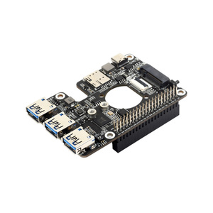 PCIe zu M.2 4G 5G und USB 3.2 HAT für Raspberry Pi Adapter Board werden mit 5G-4IN1-PCB Antenna High-Speed Development Board geliefert - Product Image 4