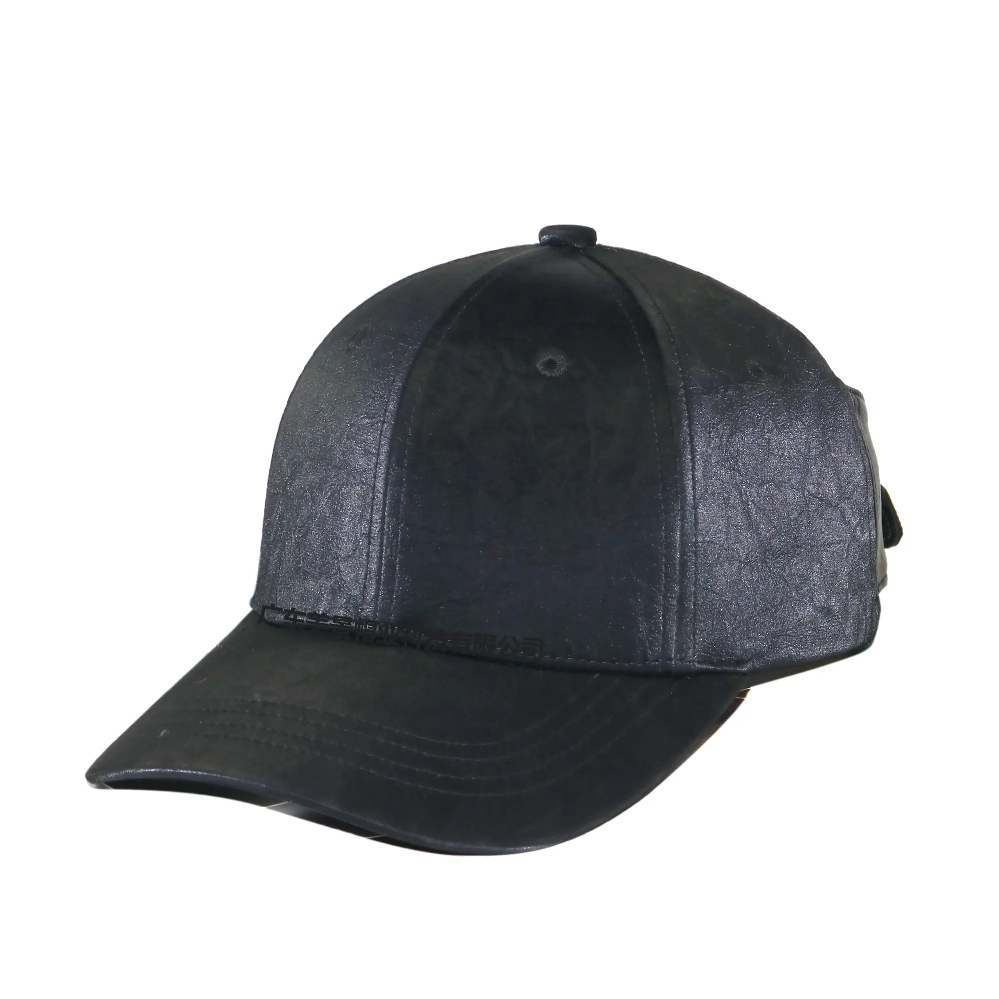 Фабрика Гуанчжоу, изготовленная на заказ, 6 панельных головных уборов, регулируемые кепки с низкой пиковой кепкой, зимние Бейсбольные Кепки из искусственной кожи, модные кепки