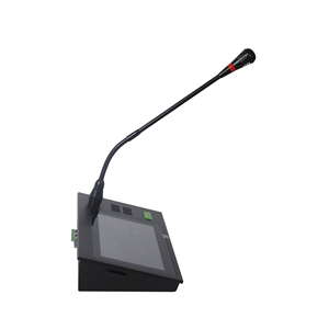 Professionale TCP/IP PA Sistema SIP Rete Tavolo A Collo D'oca di Paging Microfono 7 pollici Touch Screen Stazione di Chiamata con Citofono - Product Image 3