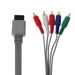 สายเคเบิลวิดีโอ1.8เมตรสายสัญญาณเสียงสำหรับ Wii HD AV Component สายสำหรับ Nintendo คอนโซลทีวี AV - Product Image 5