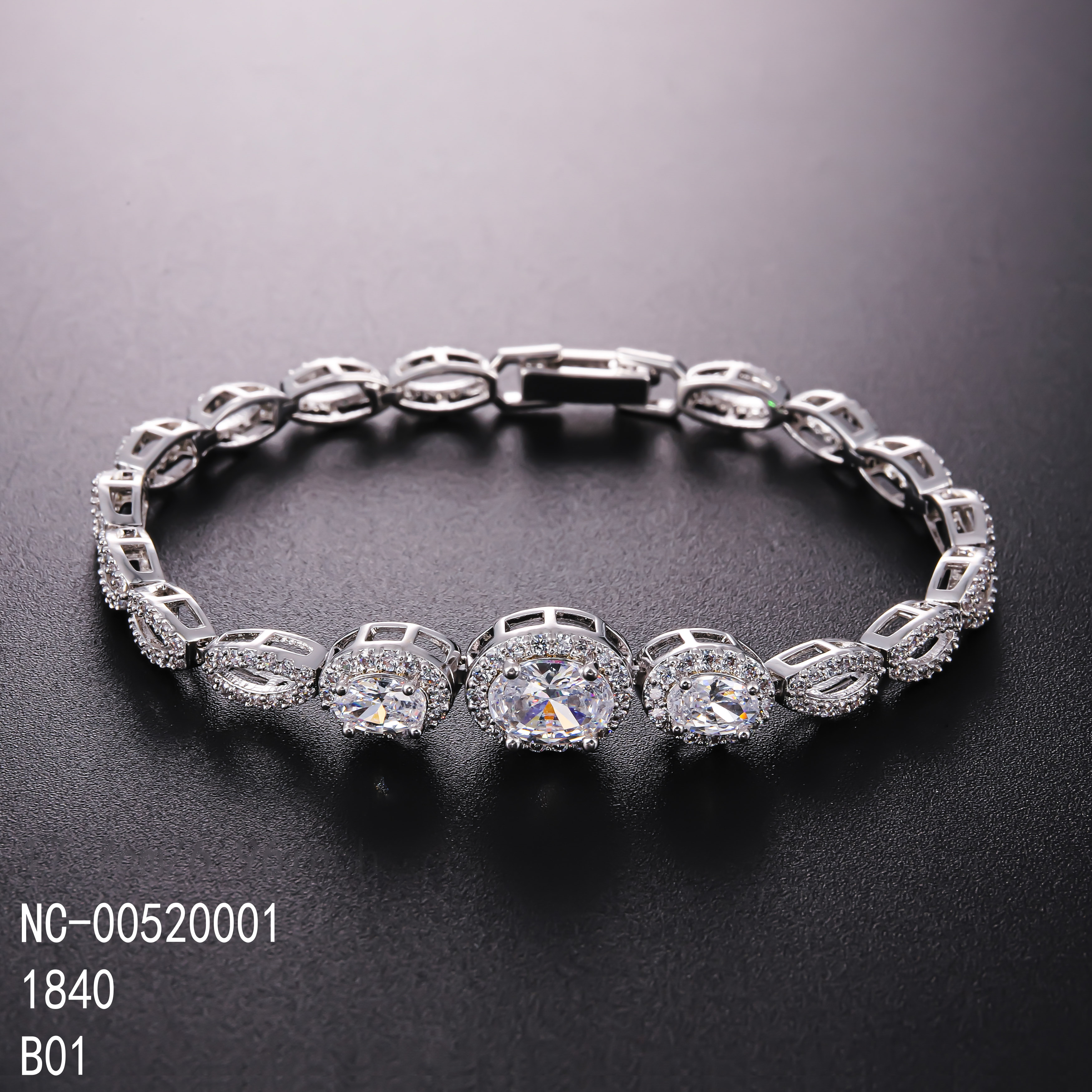 Blanc + Rhodium plaqué