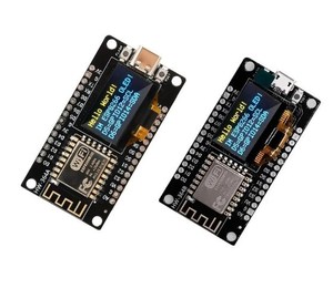 NodeMCU ESP8266 aufbauendes arbeitsgerät mit Display OLED 0,96 Zoll CH340G ESP-12F Modul WiFi TYPE-C USB UNTUK für Arduino Micropy - Product Image 1