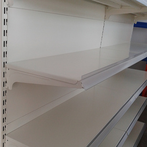 Backboard tarzı sütun siyah Metal mağaza süper <span class=keywords><strong>Market</strong></span> süpermarket vitrin rafı satılık