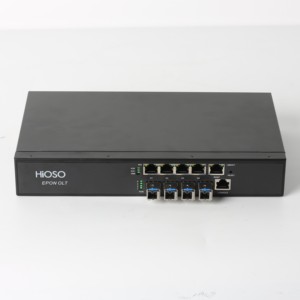Hioso กล่องพิซซ่า4 PON OLT 4พอร์ต4พอร์ต FTTH ไฟเบอร์ออปติก SNMP รองรับ SFP ทำงานร่วมกับ ONU เครือข่าย ODN IPTV 2024ของใหม่ - Product Image 4