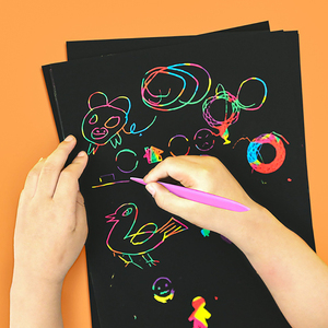 Custom Children Starry <strong>Sky</strong> Theme Rainbow Scratch <strong>Art</strong> Paper Diy Drawing Book Magic Drawing Book <strong>for</strong> <strong>Kids</strong> - Product Image 5