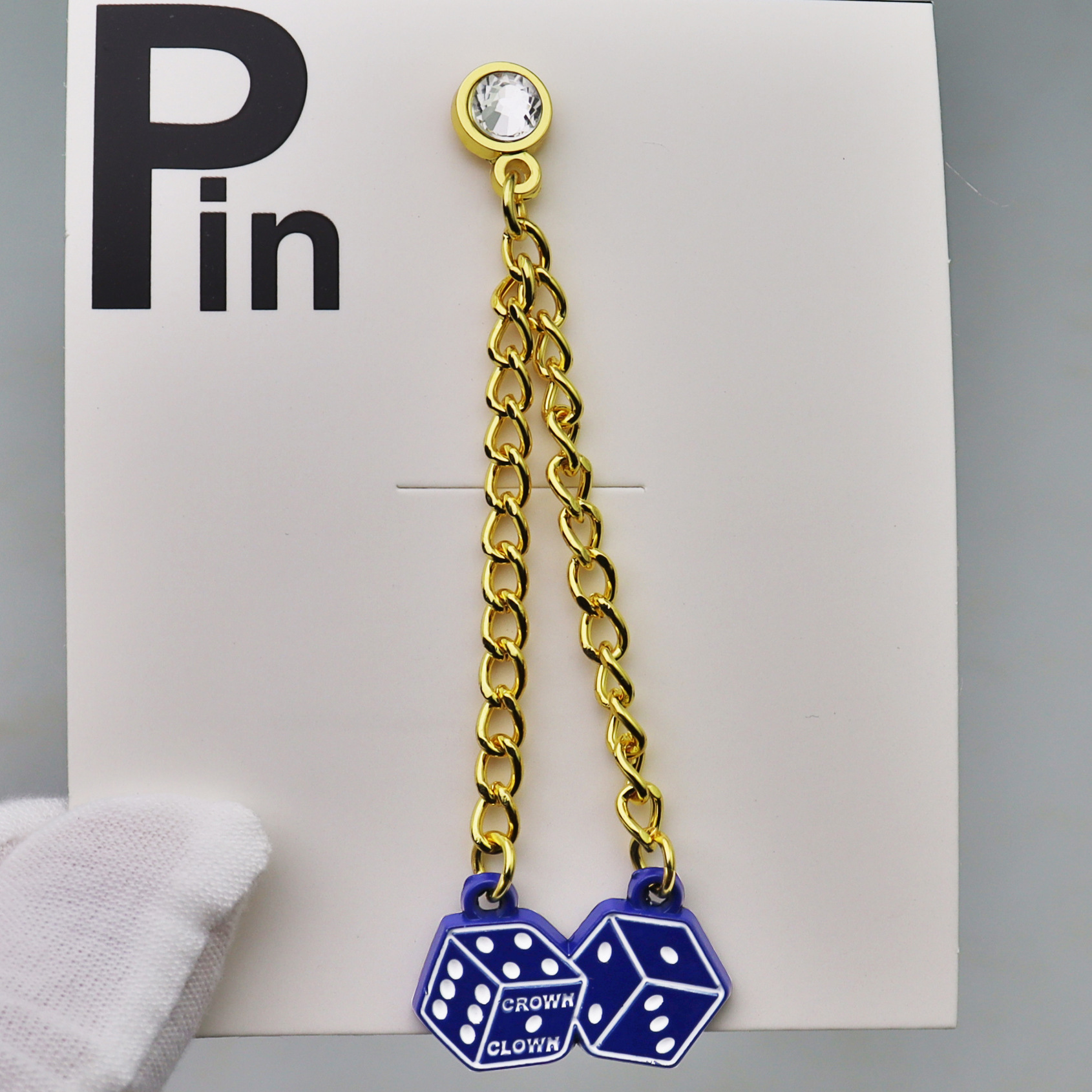 Pendentif bleu foncé