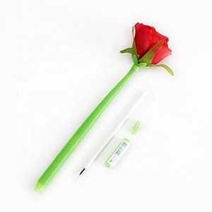 O & Q Hot Bán lãng mạn Red Rose gel mực bút mềm Silicone cơ thể với biểu tượng tùy chỉnh 0.5 mét bằng văn bản Chiều rộng Màu Xanh mực cho cô gái - Product Image 2