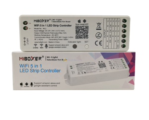 WiFi 5 in 1 LED şerit kontrol RGBW RGB CCT işık ALEXA sesli telefon APP kontrolü - Product Image 1