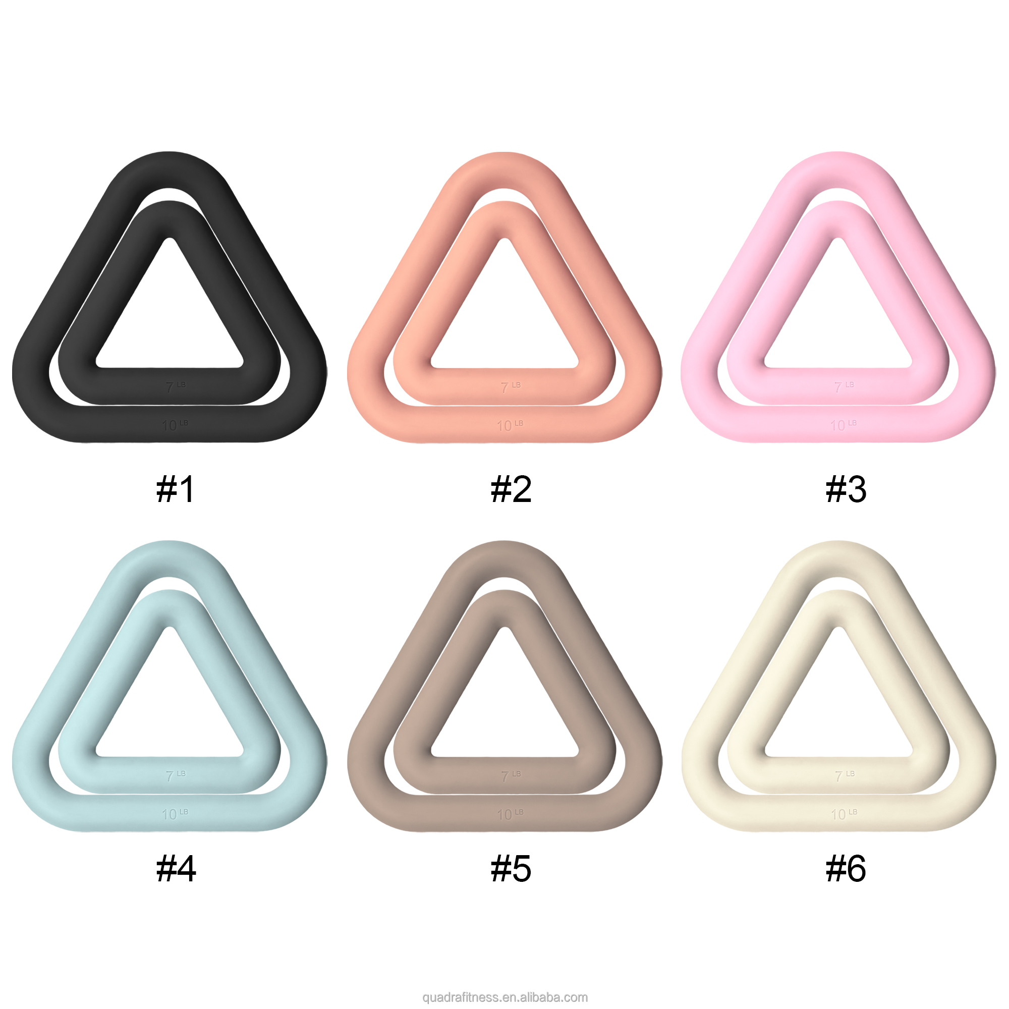 7LB Triangle Dumbbell