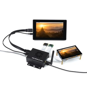 Мини-компьютер на базе вычислительного модуля Raspberry Pi 4 (не входит в комплект), Mini IO Board Lite Ver, металлический корпус, с охлаждающим вентилятором - Product Image 5