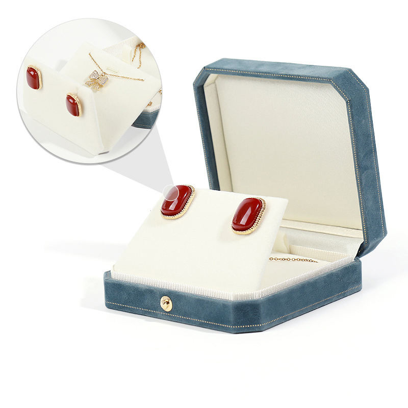 Boucles d'oreilles boite orange