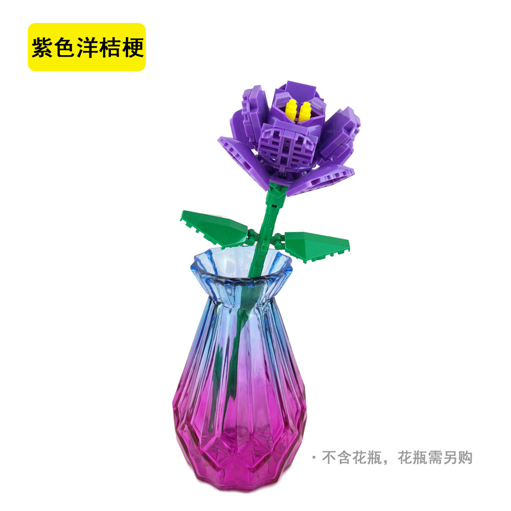 07-eustoma violet (Vase non inclus)