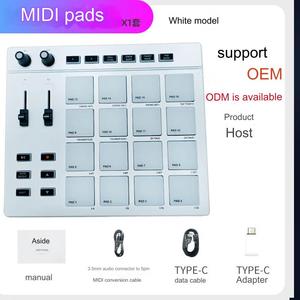 Индивидуальный логотип MIDI Контроллер электронная музыка куб MIDI Pad портативный DJ Music RGB Ranger контроллер клавиатуры